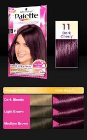 Black dye is one of the hardest colours to get out, even for hair stylists. Palette Instant Color 11 Dark Cherry Wash In Wash Out Hair Dye Wash Out Hair Dye Hair Color Images Hair Color