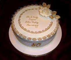 Golden Wedding Anniversary Cake Golden Wedding Anniversary Cake Golden Anniversary Cake Anniversary Cake