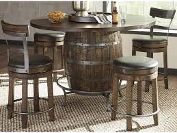 Lancaster table & seating millennium 18 round 4 counter height column outdoor table base. Sunny Designs Homestead 2 5 Piece Counter Height Pub Table Set With Lazy Susan Conlin S Furniture Pub Table And Stool Sets