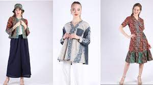 Agar lebih sempurna bisa di bentuk model tali pita pada bagian pinggang. 9 Inspirasi Model Baju Batik Untuk Wanita Kantoran Lokalsupportlokal
