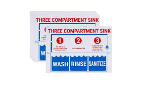 6 pack wash rinse sanitize labels for 3