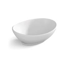 oval white ceramic vessel sink modern