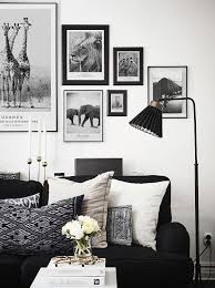 Scandinavian Gallery Wall Set Safari Black And White Photos Etsy Living Room Scandinavian Black And White Living Room Scandinavian Design Living Room