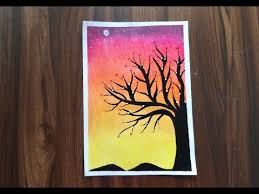 202 Easy Oil Pastel Drawing How To Draw Simple Scenery Youtube Oil Pastel Drawings Easy Oil Pastel Drawings Diy Canvas Art Painting
