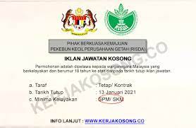 Risda look for outstanding individuals from diverse backgrounds with passion for taking on challenges. Jawatan Kosong Malaysia Jawatan Kosong Risda Plantation Ambilan 2020 2021 Minima Spm Yang Setaraf Majikan Risda Plantation Apply Di Https Www Kerjakosong Co Jawatan Kosong Risda Terkini Facebook