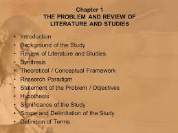 The scope of a study explains the extent to which the study will be explored in the work and specifies the limits within which the study will be operating. Chapter 1 The Problem And Review Of Literature And Studies Ppt Video Online Download