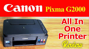 canon pixma g2000 all in one printer review speed printing test color quality check