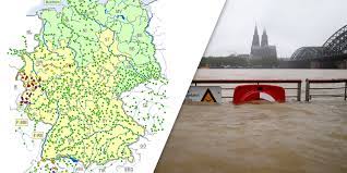 Interaktive karte zeigt risikogebiete für überschwemmungen. Xe V Qtka Nxgm