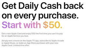 $25 cash app referral code: Apple Card Promo Offers New Users 50 In Daily Cash For First Apple Service Purchase Macrumors