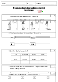 Hsu Probe Orientierung Unterrichtsmaterial Im Fach Sachunterricht In 2020 Unterrichtsmaterial Sachunterricht Grundschule Sachen