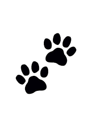Black Paw Prints Vector Illustration Vector Art Illustration Cat Paw Drawing Paw Print Drawing Paw Illustration