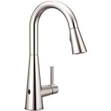 Again, both brands have developed their distinct touchless clean technologies to improve the. Moen Part 7864ewc Moen Sleek Touchless Single Handle Pull Down Sprayer Kitchen Faucet With Motionsense Wave In Chrome Pull Down Spray Kitchen Faucets Home Depot Pro