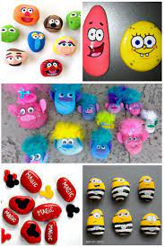 50 Super Fun And Creative Rock Painting Ideas Smart Fun Diy Painted Rocks Kids Rock Painting Ideas Easy Painted Rocks