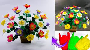 Selamat menoton dan jangan lupa klik tombol subscribe. Bunga Krokot Dari Plastik Kresek Ide Kreatif Diy Beautiful Flower Youtube