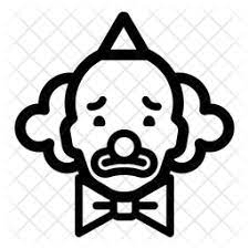 Sad Clown Emoji Icon Of Line Style Available In Svg Png Eps Ai Icon Fonts