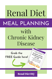 The 4 Step Quick And Easy Meal Planning Guide For Ckd Renal Diet Menu Headquarters Renal Diet Kidney Disease Recipes Renal Diet Menu