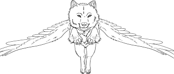 In order to make them look less daunting 11. Wolves With Wings Coloring Pages Novocom Top