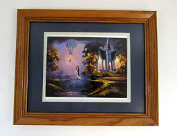 Vincent Fleming Studio 2000 Fantasy Art Print Wedding Matted Framed