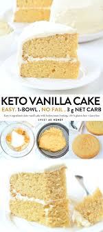 He has been a real champ about managing his disease and is if you and your brother in law are not caught up in not eating artificial sweeteners, many of my cake recipes make great birthday cakes. Keto Vanilla Cake 3 G Net Carb Per Serve Ketocake Keto Lowcarbrecipes Lowcarb Ketovanillacake Keto Dessert Recipes Diabetic Birthday Cakes Low Carb Cake