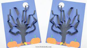 Construction paper is not archivally safe, and nor is it meant to be. How To Make An Amazing 3d Halloween Tree Out Of Construction Paper