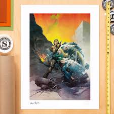 The Gauntlet Fine Art Print by Frank Frazetta | Sideshow Collectibles