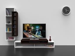 First Tv Unitesi Beyaz Wenge 229 00 Tl Tv Dinding Rak Perabot Rumah
