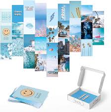 Creator 🍓 addison #7649 used 290 time(s) media & entertainment. Amazon Com Photo Collage Kit For Wall Aesthetic Decor By Haus And Hues Beach Aesthetic Posters Aesthetic Pictures For Wall Collage Aesthetic Wall Collage Kit Prints Blue Set Of