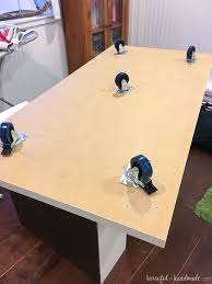 Home dzine home diy | make cubed storage. Upcycled Bookcase Rolling Work Table Houseful Of Handmade