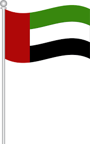 A faixa horizontal superior é verde, seguida pela faixa central branca e a inferior preta, todas do mesmo tamanho. Bandeira Dos Emirados Arabes Grafico Vetorial Gratis No Pixabay
