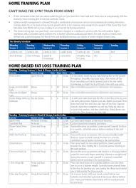 Home Based Fat Loss Training Plan Lifestylechallenges