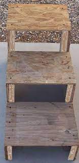 Simple Instructions To Build Doggie Stairs Quick And Cheap To Make Dog Steps For Bed Diy Stairs Dog Stairs