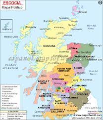 El plano de escocia viamichelin: Escocia Mapa