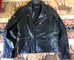 Karl Lagerfeld Mens Leather Jacket Black Size M Fashion Clothing Shoes Accessories Mensclothing Coatsjack Leather Jacket Black Leather Jacket Men Jackets