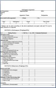 Performance Appraisal Form In Word Format Jpg 449 701 Employee Evaluation Form Evaluation Employee Employee Performance Review
