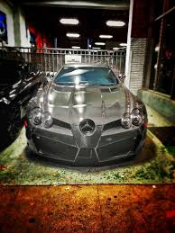 Mercedes Slr Mclaren With Mansory Carbon Fiber Body Kit By Platinum Motorsports Slr Mclaren Mercedes Slr Super Cars