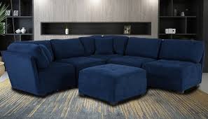 When selecting a sectional, keep in mind they can be customized. Monaco Fabric Sectional Sofa And Ottoman Set Furniture Distribution Center