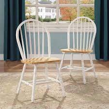 By nathan james (33) $ 278 13. Better Homes And Gardens Autumn Lane Windsor Solid Wood Dining Chairs White And Oak Set Of 2 Walmart Com Walmart Com