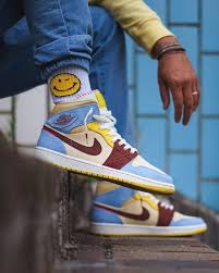 Nike Air Jordan 1 Fearless Maison Chateau Rouge By Sweetsoles Sneakers Kicks And Trainers In 2020 Sneakers Popular Sneakers Air Jordans