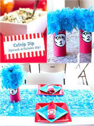 Cat In The Hat Inspired 3rd Birthday Party Birthday Party Printables 3rd Birthday Parties Diy Birthday Party