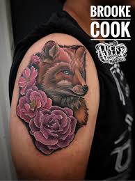 Send flower bouquets in north little rock arkansas usa is become very easy now. Fox And Flowers By Brooke Cook At Lucky Bella Tattoos In North Little Rock Arkansas By Brooke Cook Tattoonow