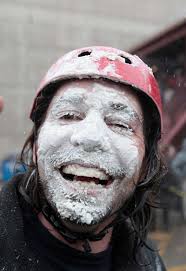 Flour, marshmallows and Spam