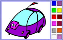Coloriez en ligne les meilleurs coloriages & dessins voiture de course. Voiture Coloriages En Ligne De Voitures Toupty Com