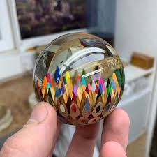 Resin Sphere With Artists Pencils From The Tree Thanks Fromthetree Resin Sphere Woodturning Resin Diy Diy Resin Art Epoxy Resin Art