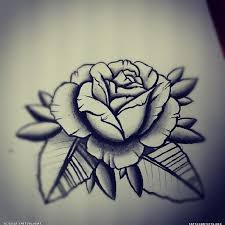 You could play with the thickness of the lines as well. Img257165 Rose4 Black And Grey Rose Tattoo Flash Black And Grey Rose Black And Grey Rose Tattoo Traditional Rose Tattoo Black And Grey