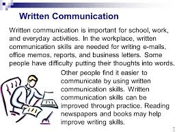 And Written Communication Ppt Communication Skills Writing Services Business Writing