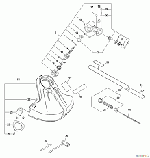 Echo 99944200601 brush cutter attachment available at sohars. Echo 99944200540 Grass Trimmer Attachment Grass Trimmer Attachment Ersatzteile 16 C507 000240 Fuhrung Welle Pas Beetfrase