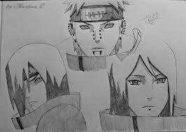 Nagato Pein Y Konan Por M0nstac00kie Nagato Konan Art