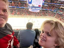 Always great to hang with the boy, but NHL game and his favorite team  Washington Capitals is even better, added bonus