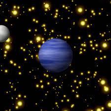 Planet Moon Animated Planets Outer Space Pictures Earth Gif