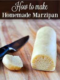 How To Make Homemade Marzipan Better Flavour Less Expensive Recipe Homemade Marzipan Recipe Food Almond Paste Recipes
